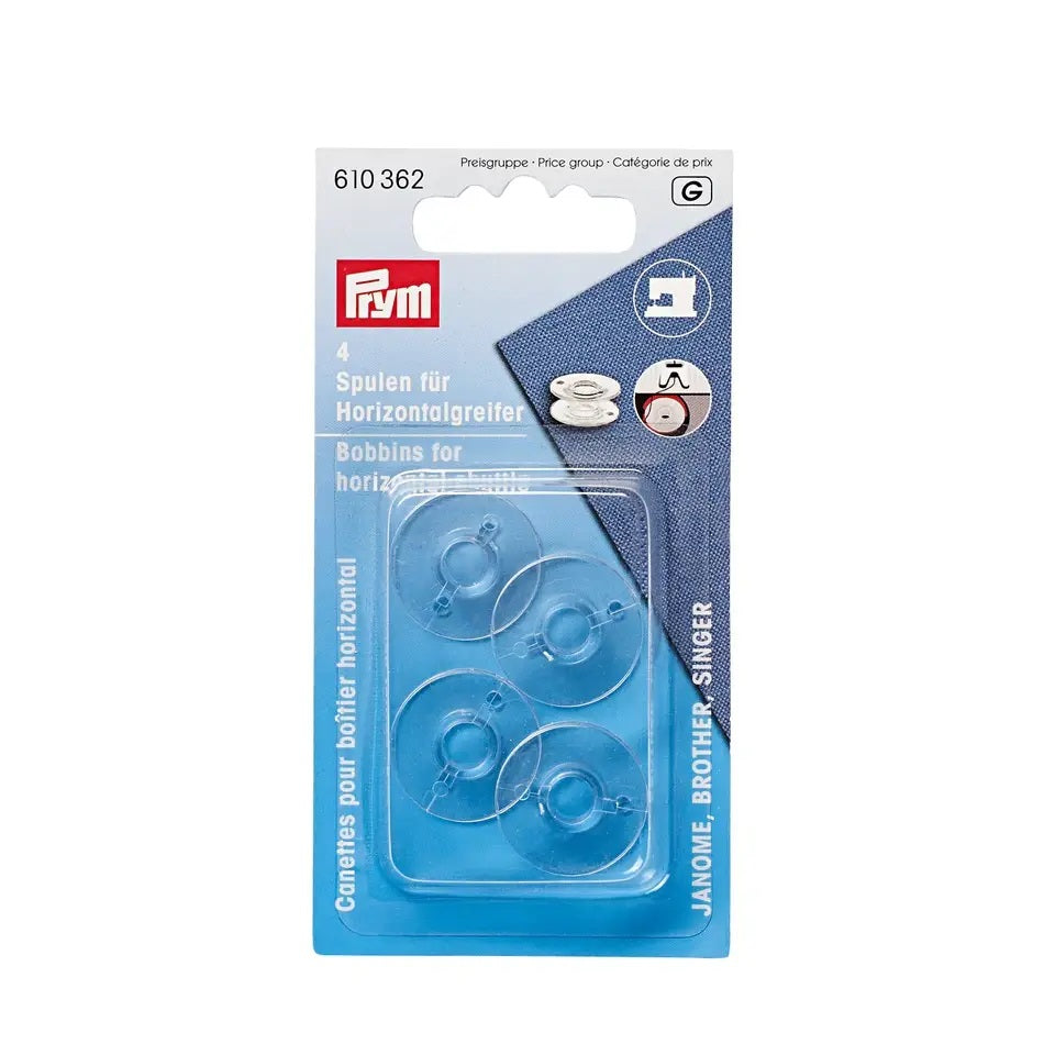 Prym Sewing Machine Bobbins, Horizontal Gripper, 20.5mm