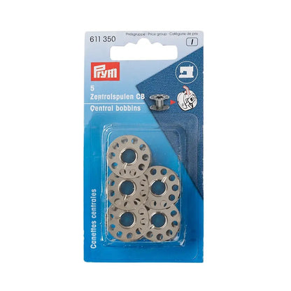 Prym Sewing Machine Bobbins, Steel, CB Gripper, 20.5mm