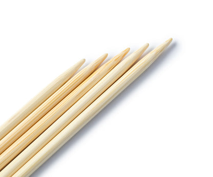 Prym Double-pointed Knitting Needles, Bamboo, Two Lengths, 18 Variants