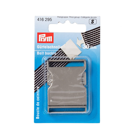 Prym Belt Buckle, 30mm, Silver-coloured, Matt