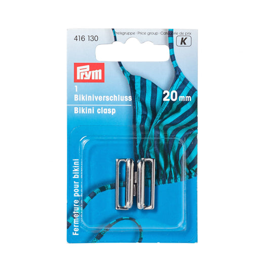 Prym Bikini And Belt Clasp, 20mm, Silver-coloured