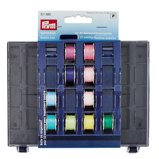 Prym Bobbin Box For 32 Sewing Machine Bobbins