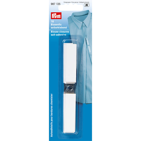 Prym blouse closures self-adhesive