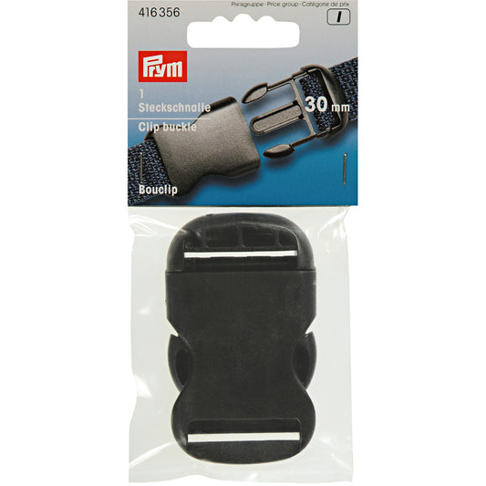 Prym Clip Buckle Strong 30mm, Black