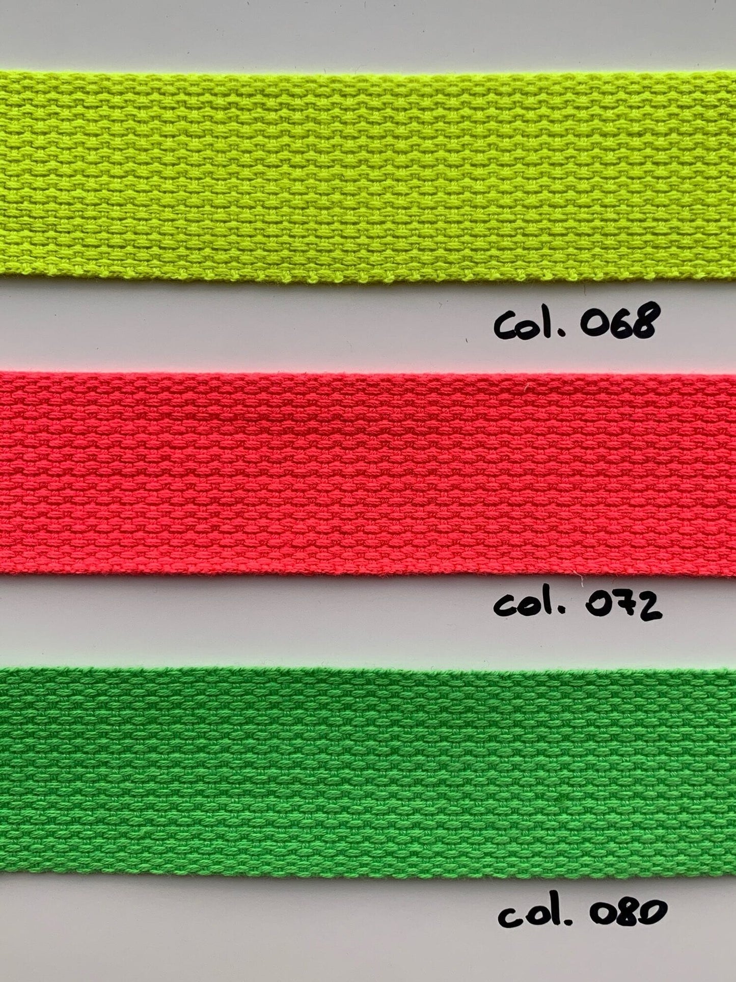 Cotton Webbing, 35 colours