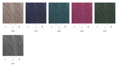 DMC Merino Essentiel 3 Yarn, 36 colours