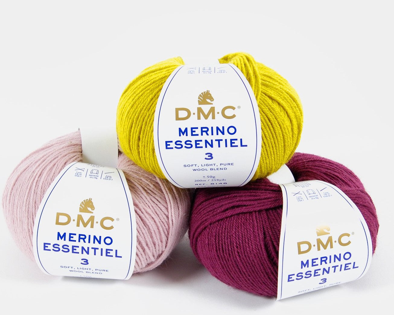 DMC Merino Essentiel 3 Yarn, 36 colours