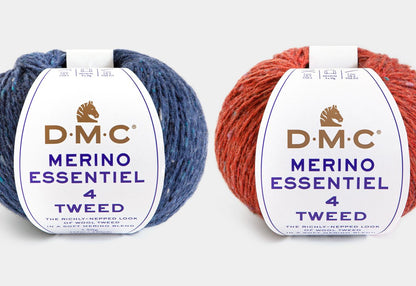 DMC Merino Essentiel 4 Tweed Yarn, 12 colours