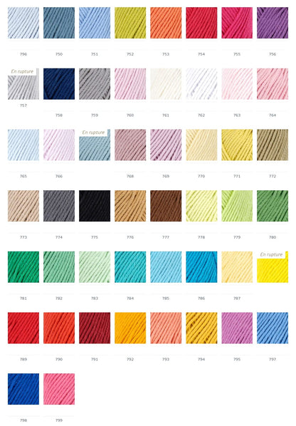 DMC Happy Cotton Yarn, 50 colours