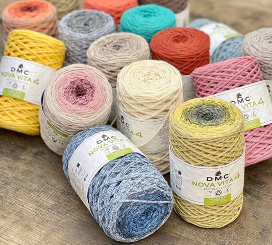 DMC Nova Vita 4 Cotton Yarn, 18 colours