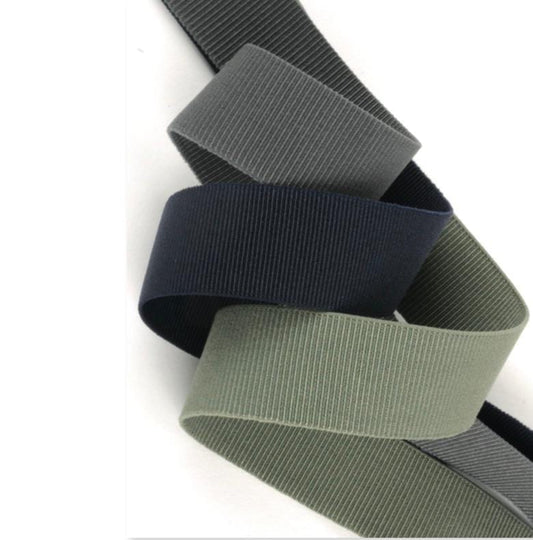 Elastic Gros Grain Ribbon