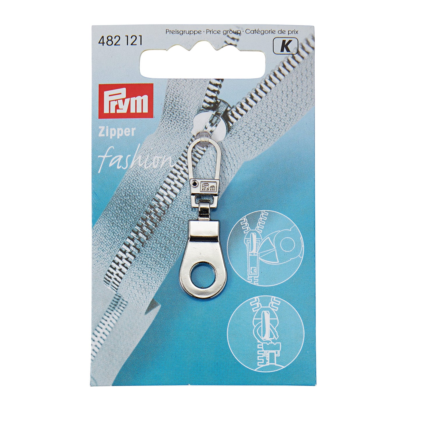 Prym fashion zipper puller, 4 colours