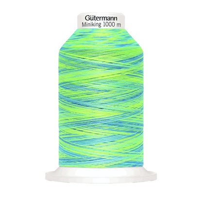 Multicolour Gutermann Miniking overlocking Thread 1000mtr