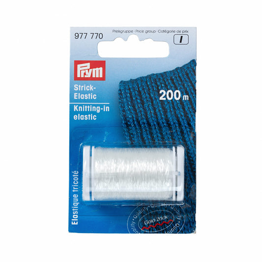 Prym Knitting-in Elastic, Transparent