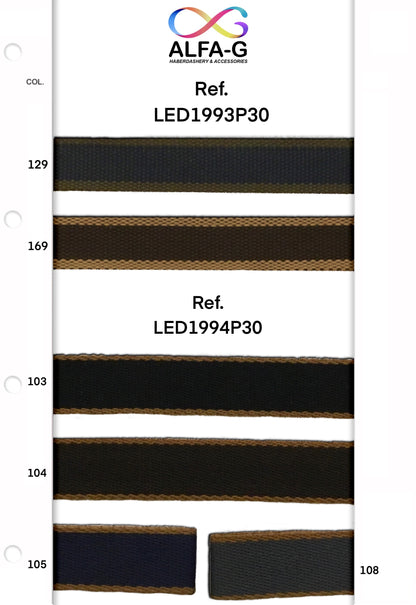 Large Contrast Edge Webbing 30mm