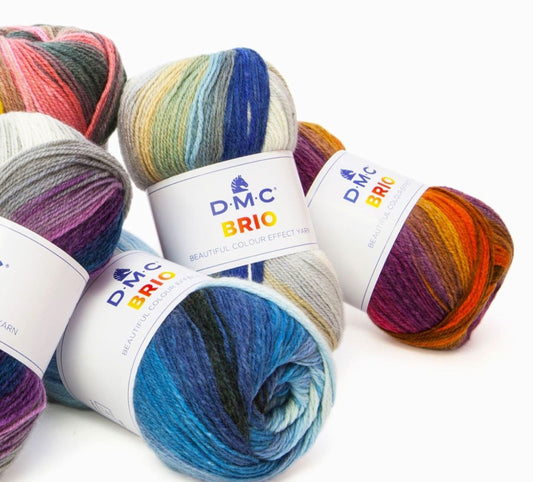 DMC Brio Multicolour Yarn, 18 Colours