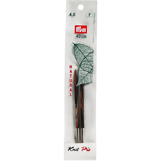 Prym Knitting Needle Points, Natural, Short, 8.7cm, For Length 40 cm, 7 Variants