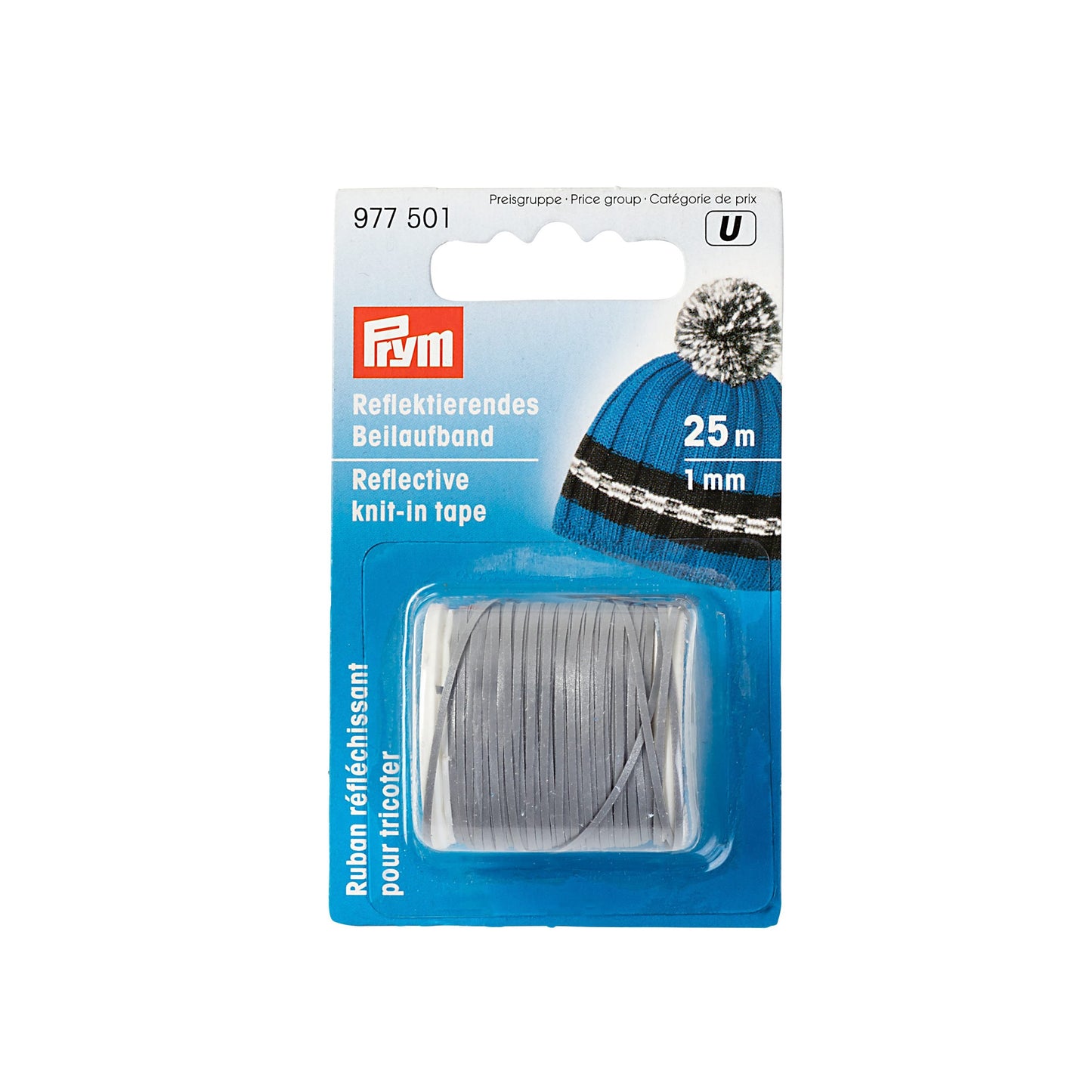 Prym Reflecting knit-in tape 1mm