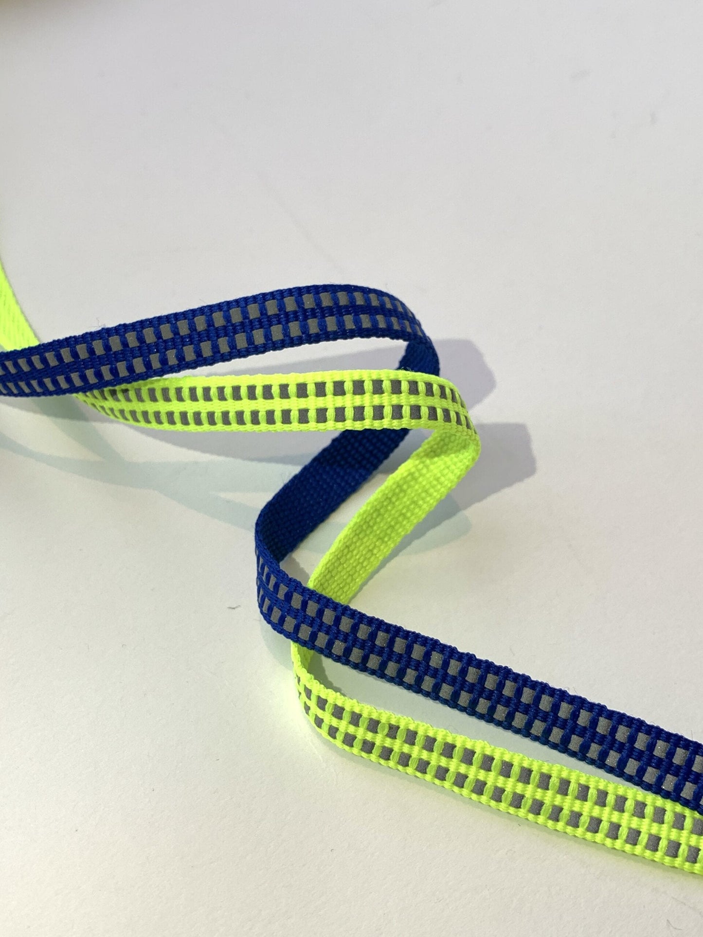 Reflective webbing tape, 8 colours