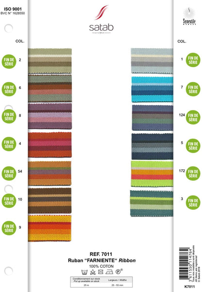 Striped grosgrain, 4 variants