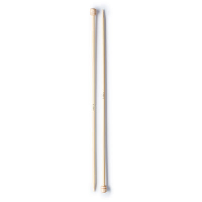 Single-pointed knitting needles bamboo, 16 variations