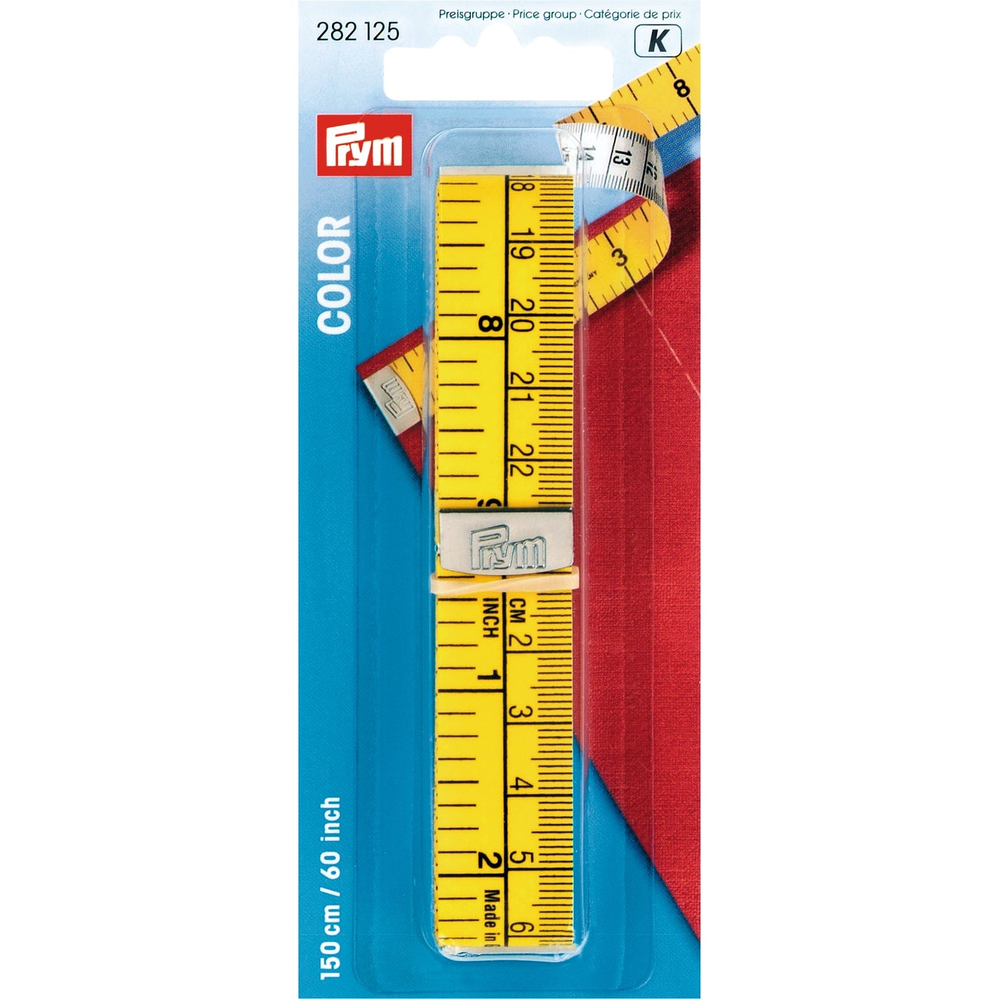 Prym Tape measure Color Analogue, cm/inch scale