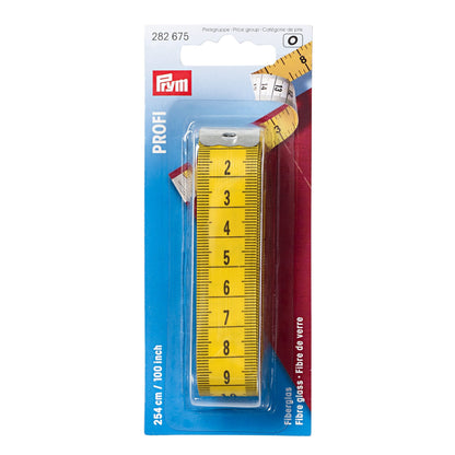 Prym Tape measure PROFI fibre glass, 254cm, 100inch