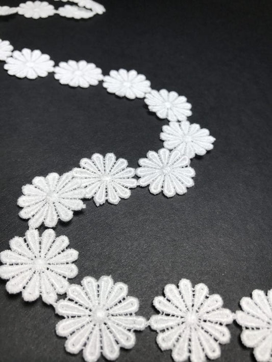 Daisy lace trim 25mm